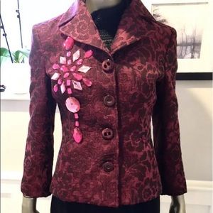 DOLCE&GABBANA D&G MINK COLLAR JACKET BLAZER 30/44